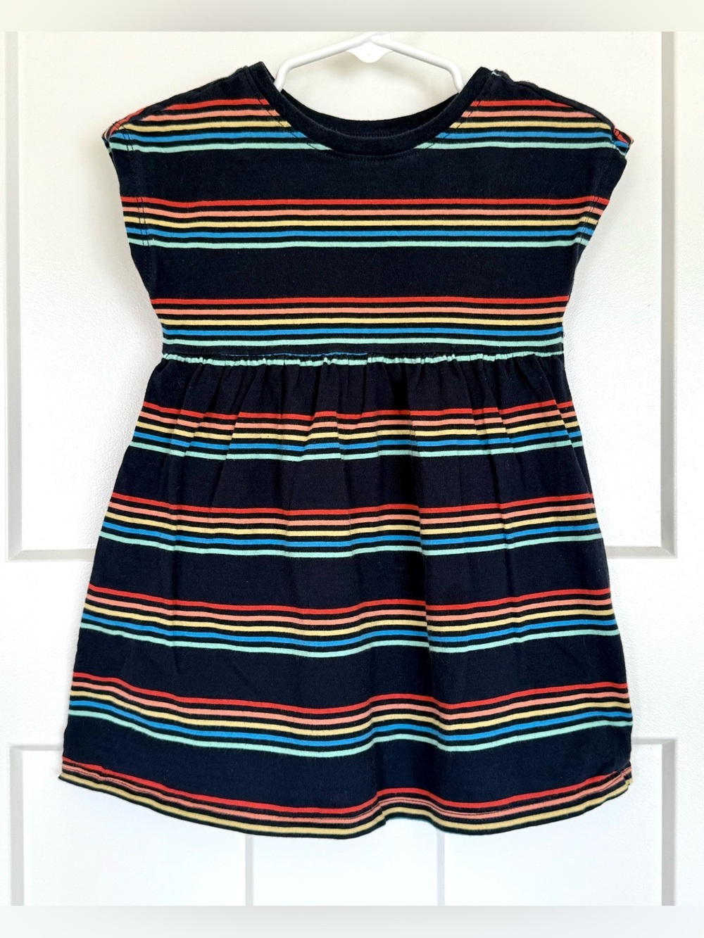 Old Navy Toddler Girls Rainbow Stripe Dress Size 2T